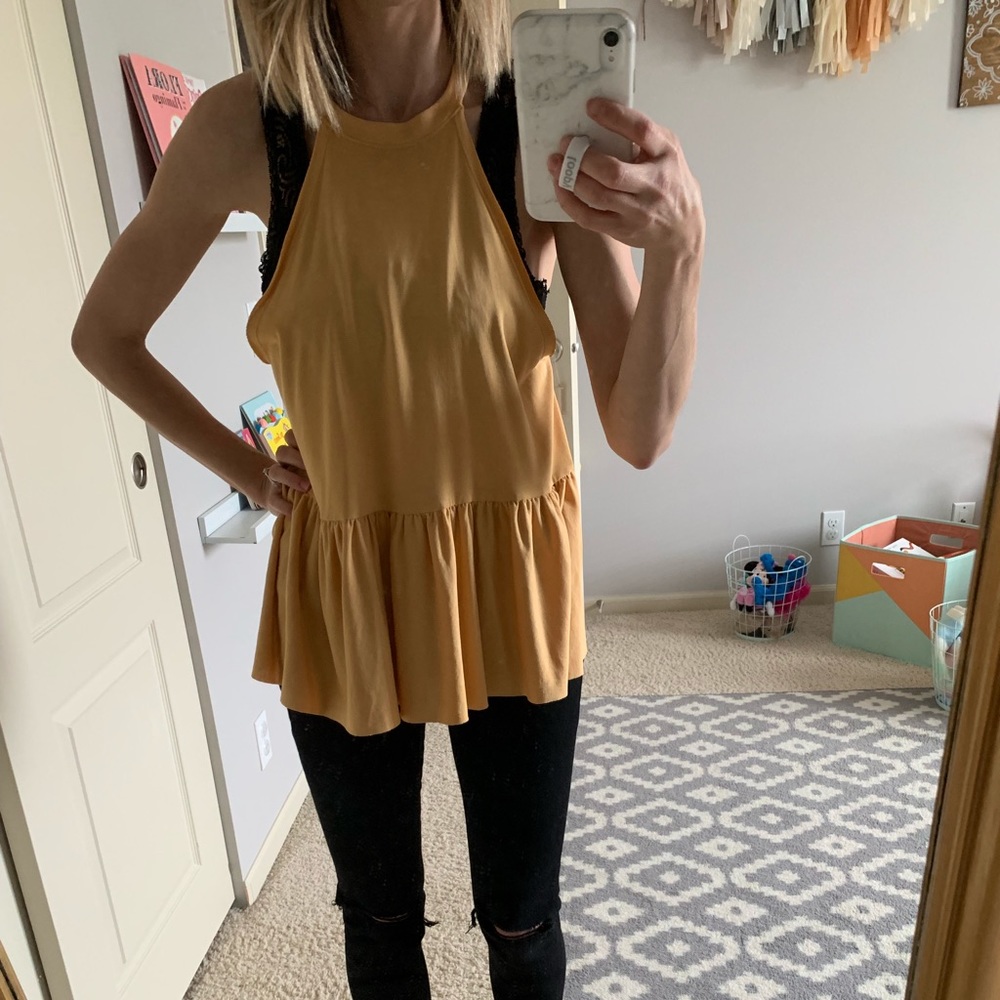 UO peplum tank